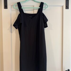 Banana Republic Black Off-Shoulder Dress